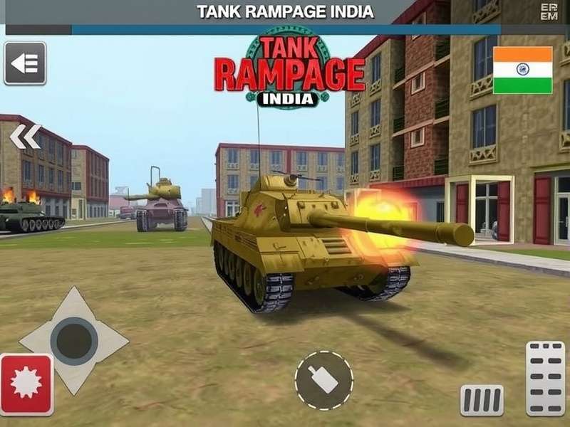 Tank Rampage India - Intense Tank Battles in India Tank Rampage India Game Screenshot
