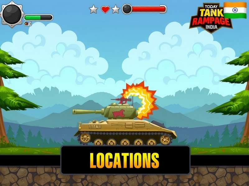Tank Rampage India - Iconic Indian Battlefields Tank Rampage India Indian Locations